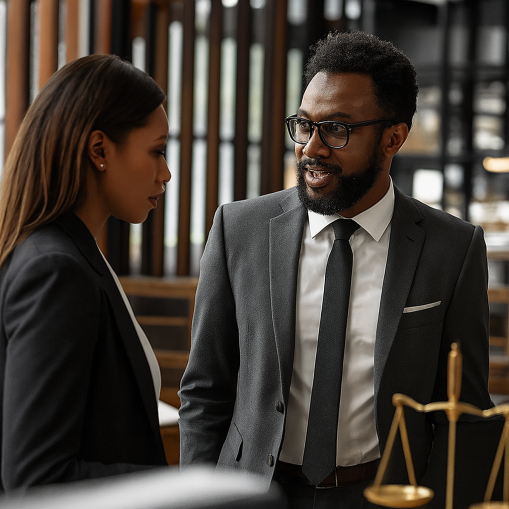 BS Attorneys lawyers standing